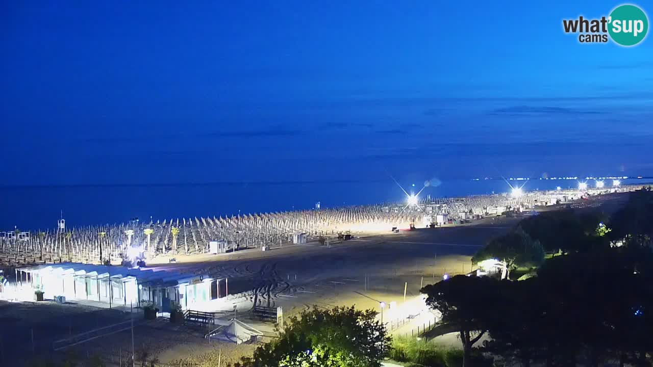 Webcam en vivo playa Bibione – vista desde Ashanti ApartHotel