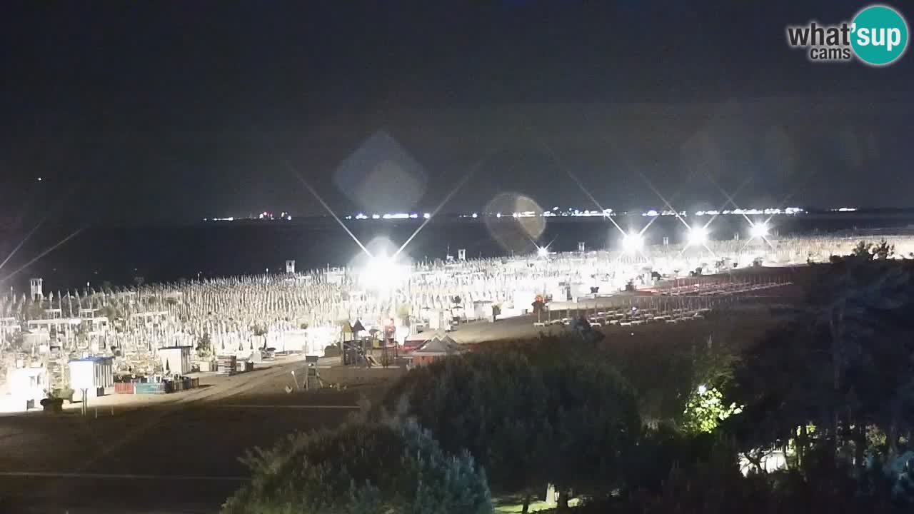 Webcam en vivo playa Bibione – vista desde Ashanti ApartHotel