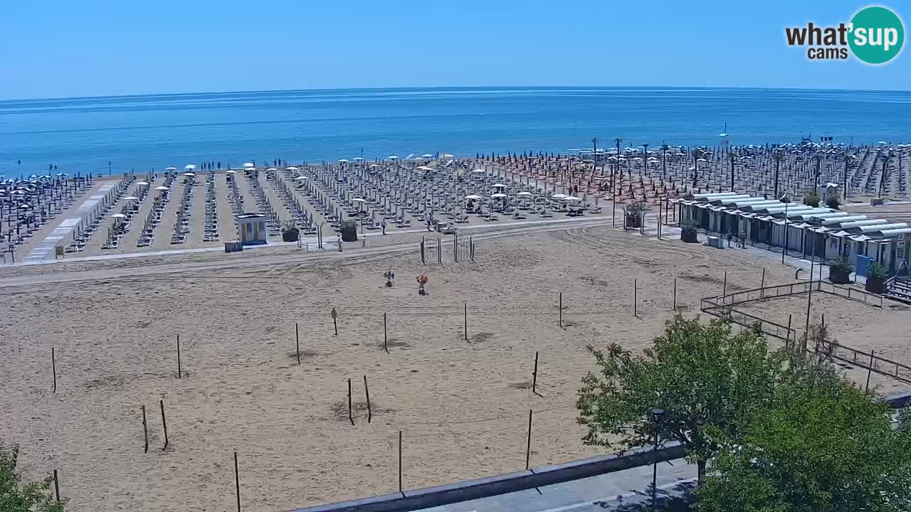 Web kamera Bibione plaža – pogled sa Ashanti ApartHotela