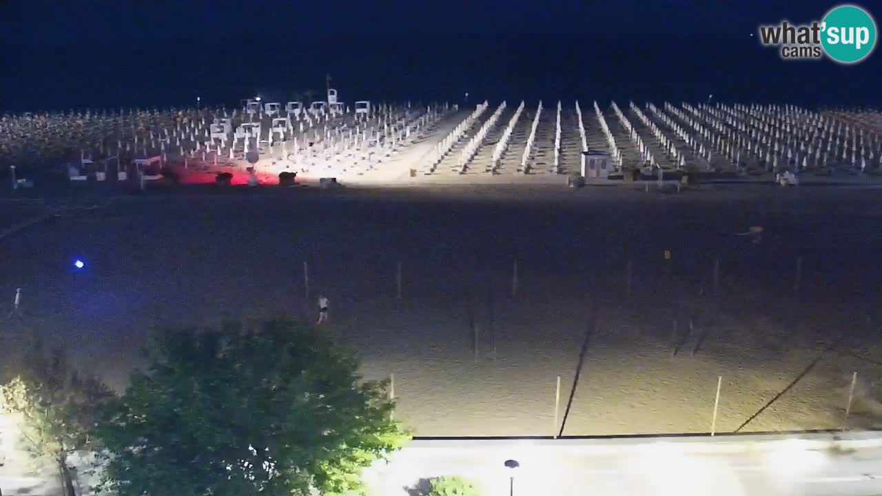 Webcam en direct plage de Bibione – vue depuis Ashanti ApartHotel