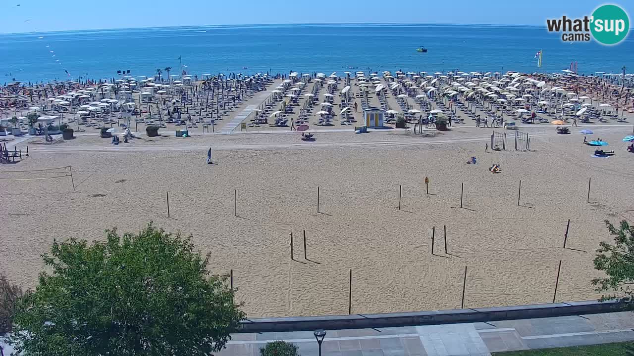 Web kamera Bibione plaža – pogled sa Ashanti ApartHotela