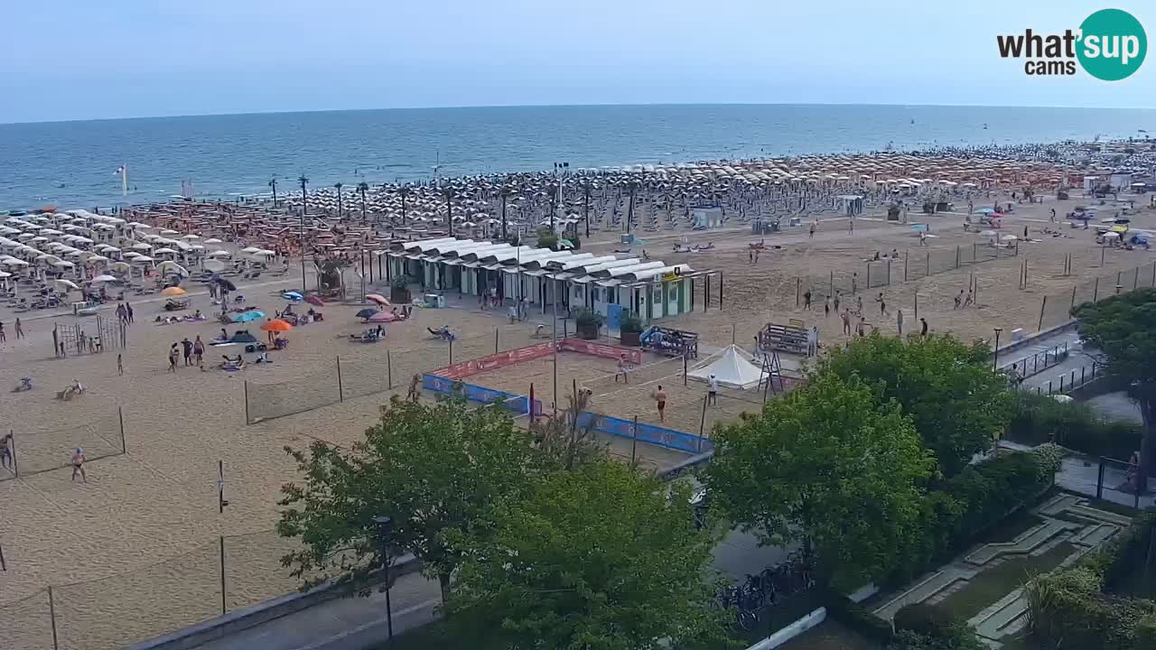 Web kamera Bibione plaža – pogled sa Ashanti ApartHotela