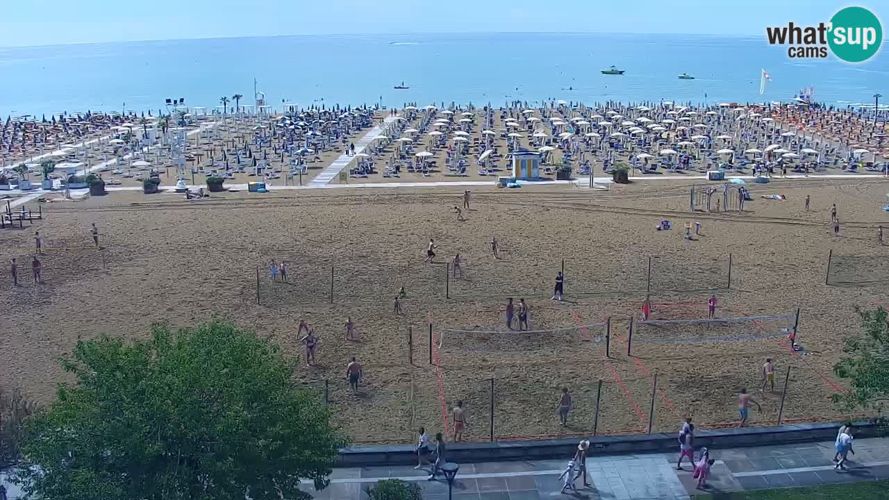 Webcam en vivo playa Bibione – vista desde Ashanti ApartHotel