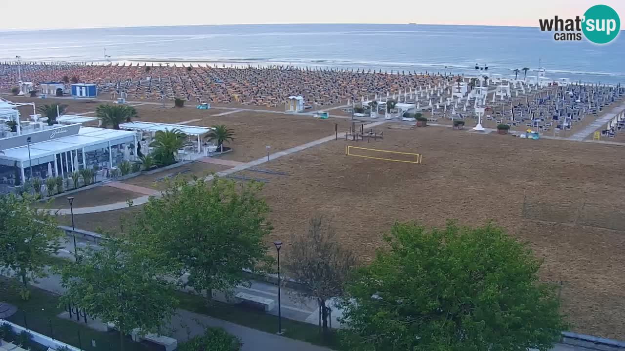 Webcam en direct plage de Bibione – vue depuis Ashanti ApartHotel