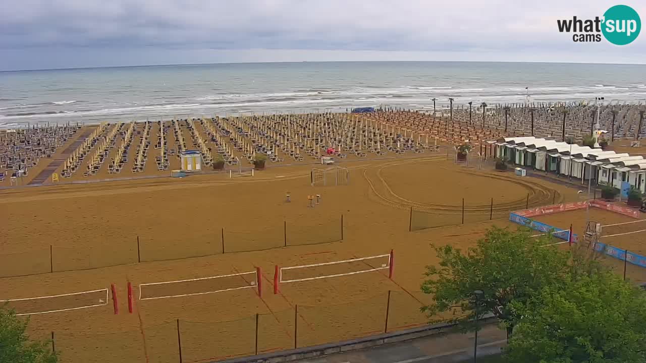Web kamera Bibione plaža – pogled sa Ashanti ApartHotela