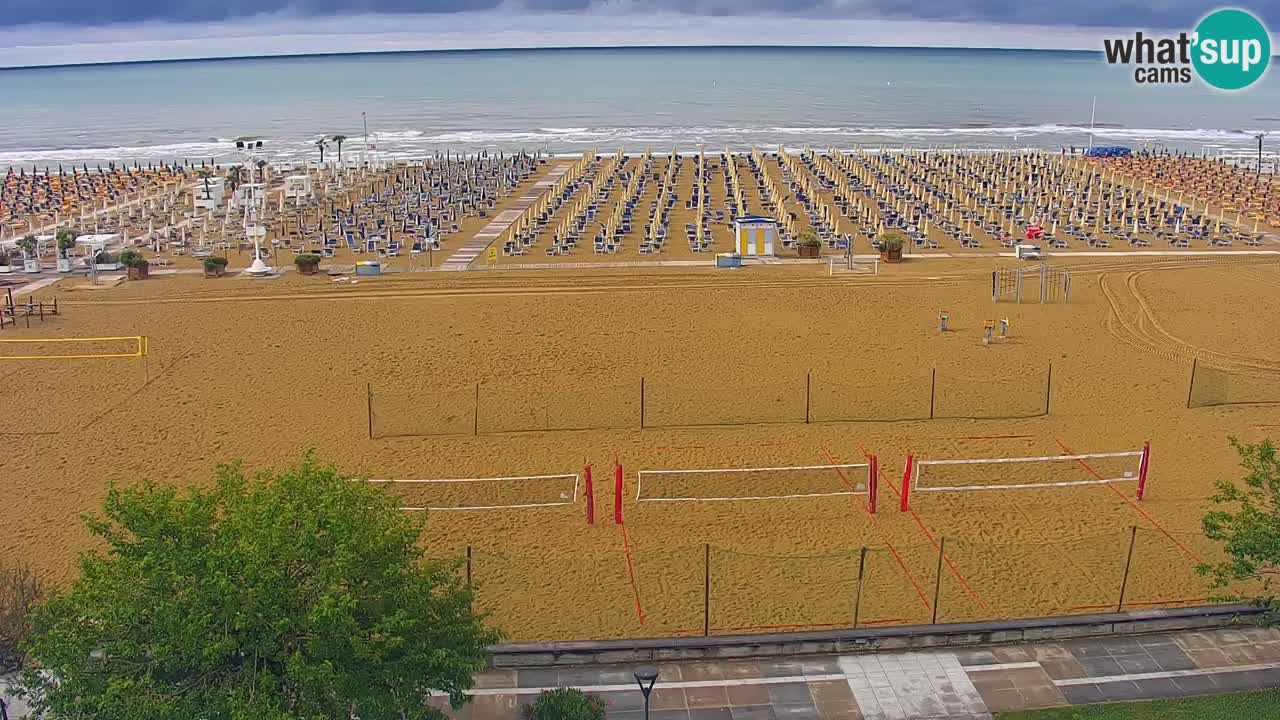 Web kamera Bibione plaža – pogled sa Ashanti ApartHotela
