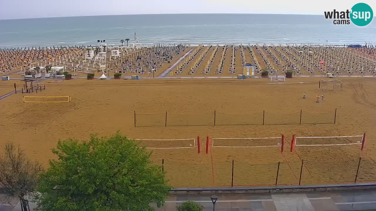 Webcam en vivo playa Bibione – vista desde Ashanti ApartHotel