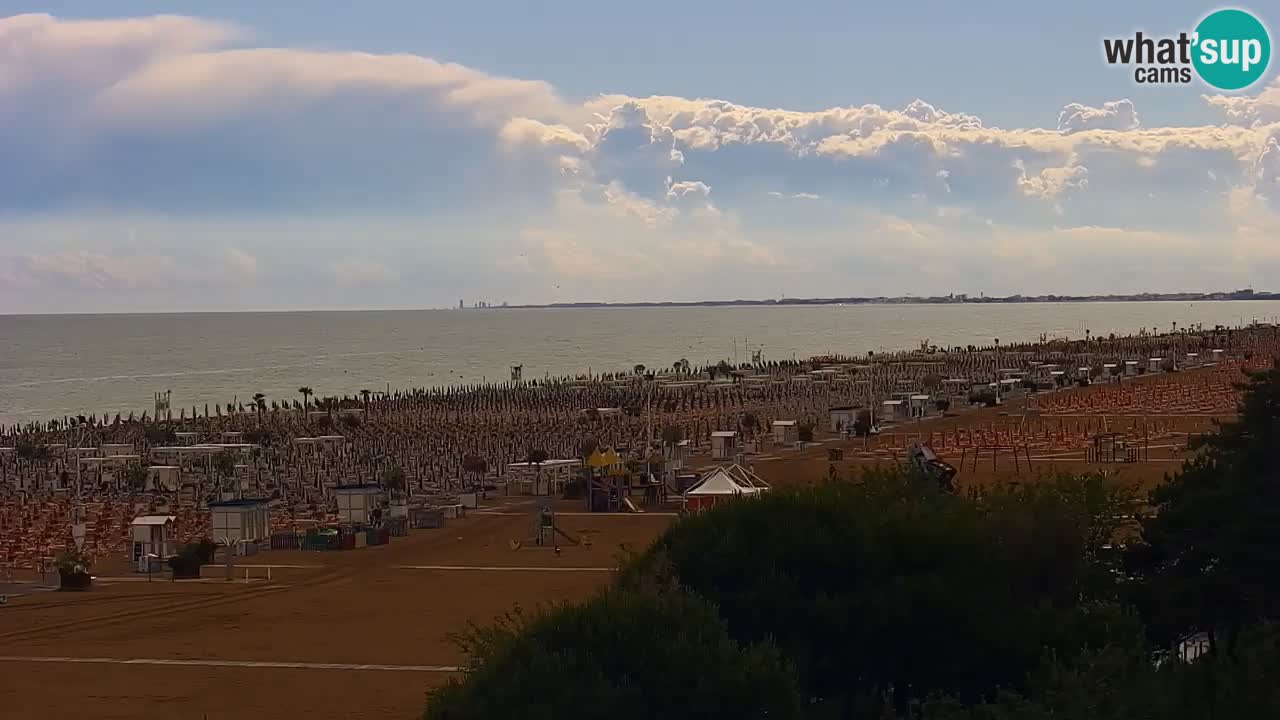 Webcam en vivo playa Bibione – vista desde Ashanti ApartHotel