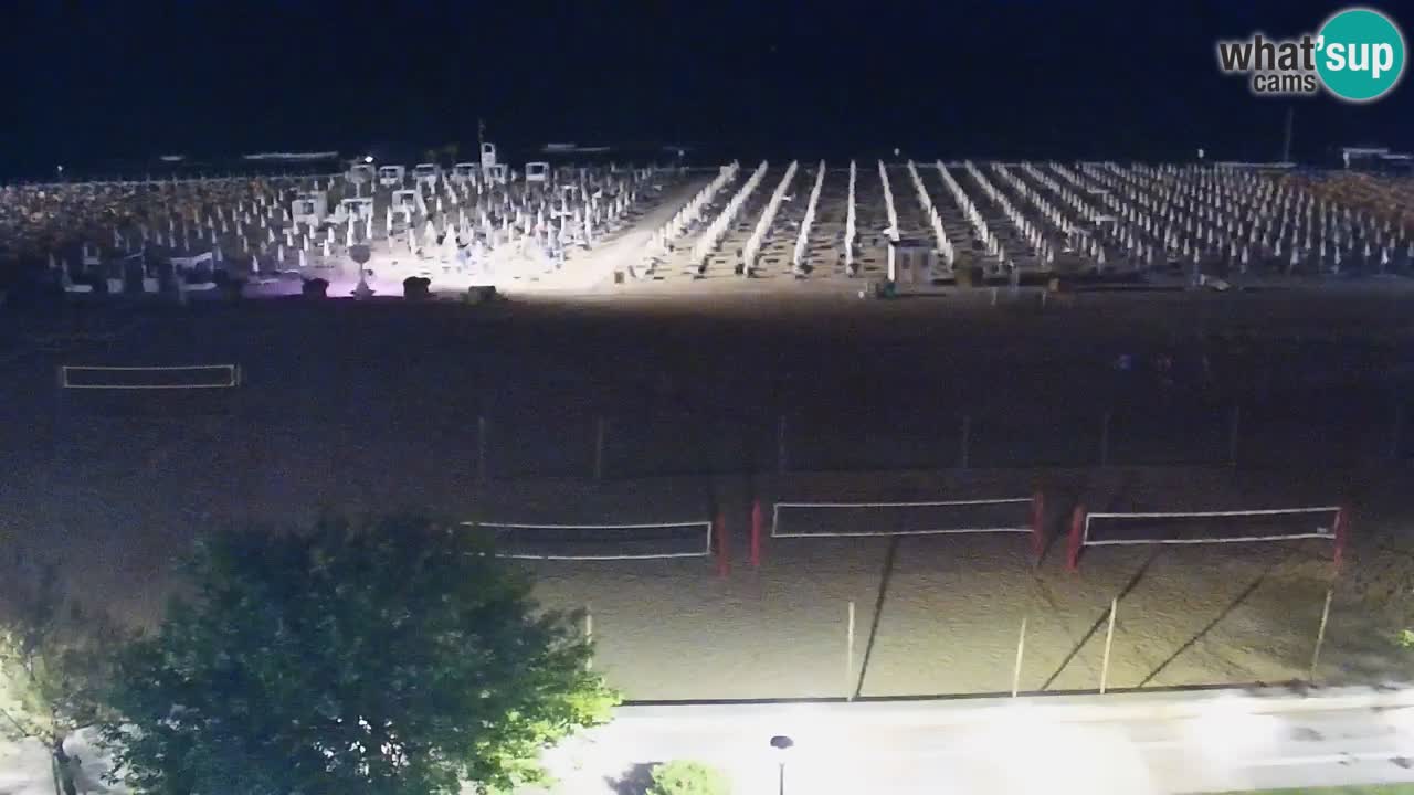 Webcam en direct plage de Bibione – vue depuis Ashanti ApartHotel