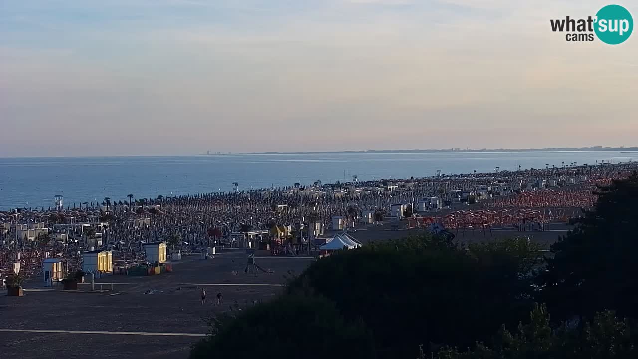 Web kamera Bibione plaža – pogled sa Ashanti ApartHotela