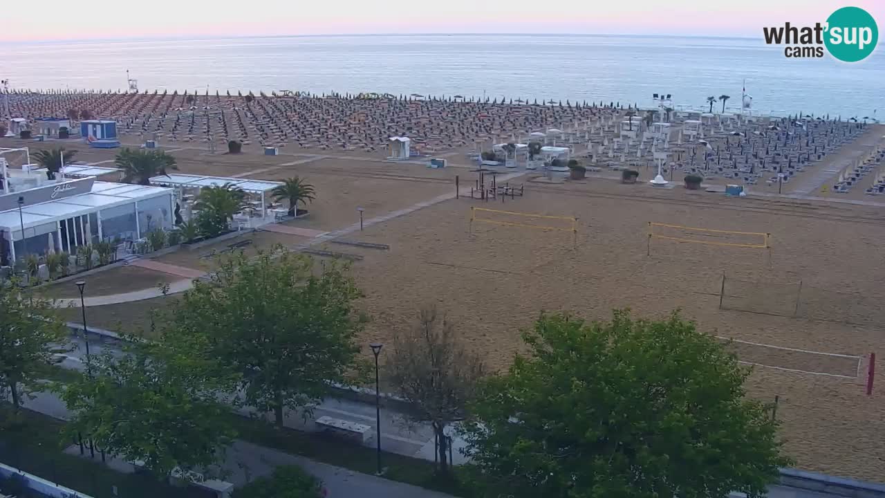 Webcam en direct plage de Bibione – vue depuis Ashanti ApartHotel