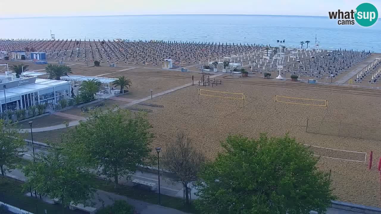 Webcam en vivo playa Bibione – vista desde Ashanti ApartHotel
