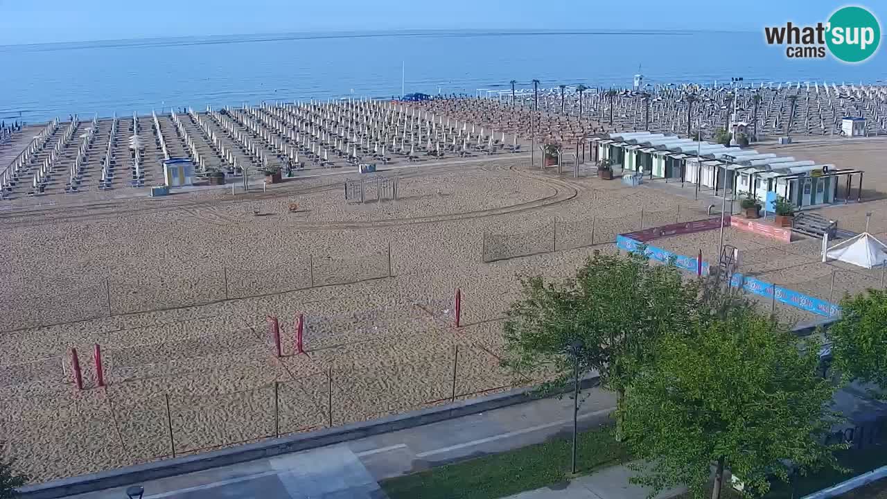 Web kamera Bibione plaža – pogled sa Ashanti ApartHotela