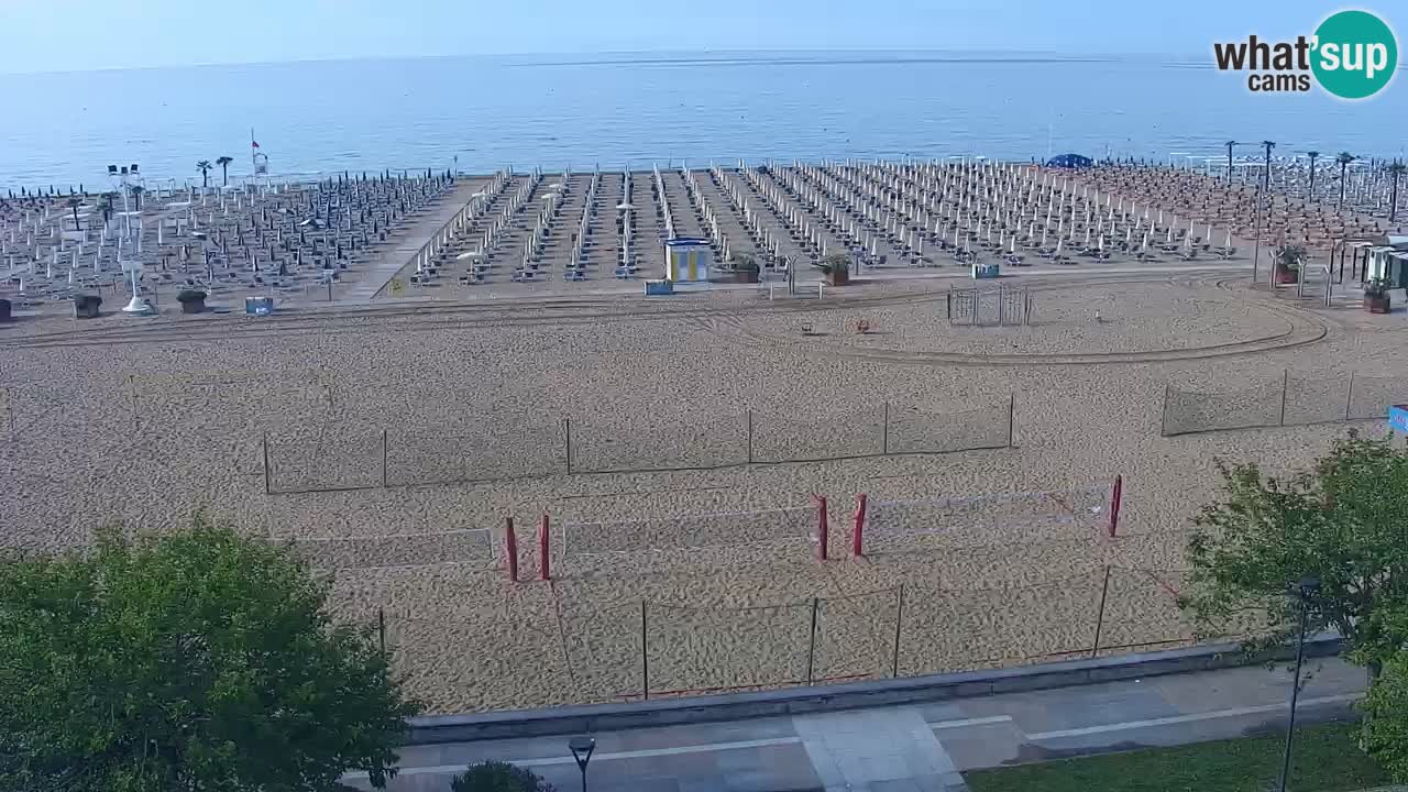 Web kamera Bibione plaža – pogled sa Ashanti ApartHotela