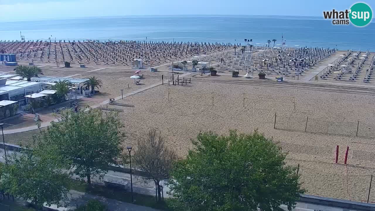 Web kamera Bibione plaža – pogled sa Ashanti ApartHotela