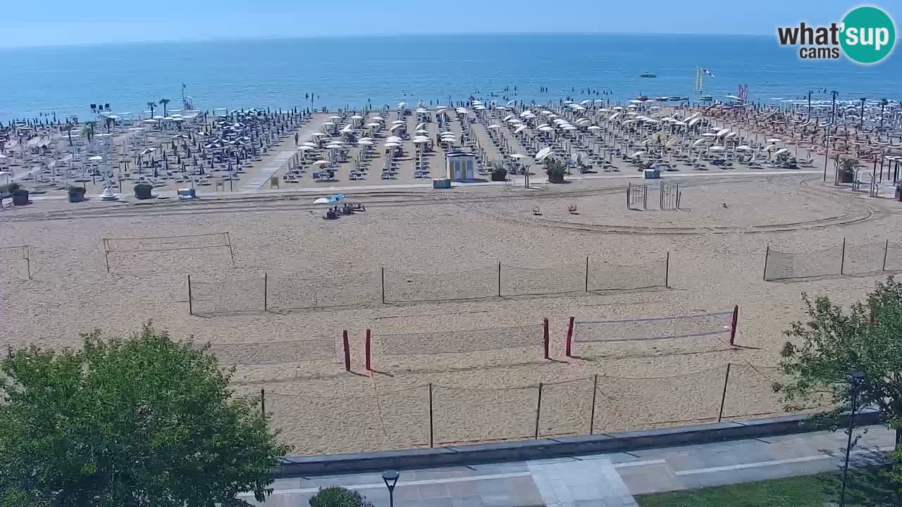 Webcam en vivo playa Bibione – vista desde Ashanti ApartHotel