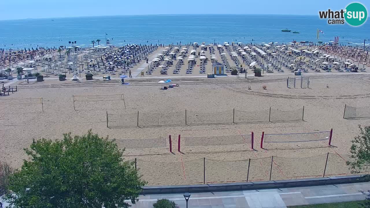 Webcam en vivo playa Bibione – vista desde Ashanti ApartHotel