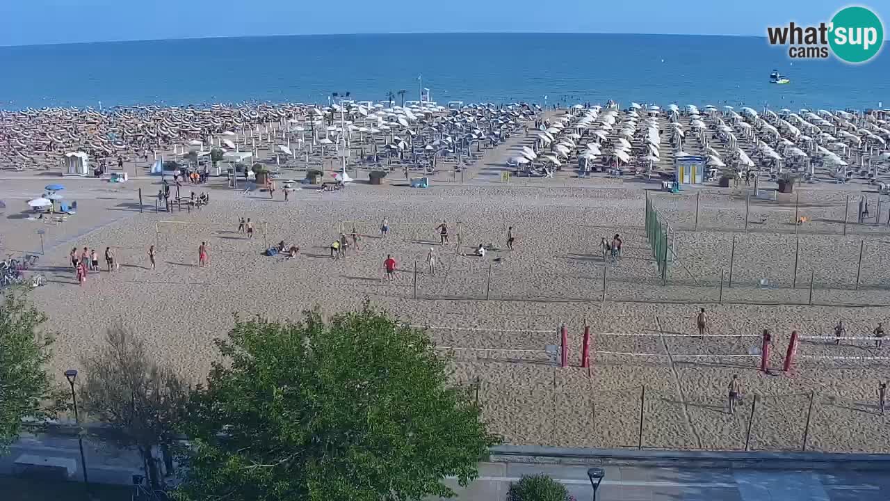Webcam en direct plage de Bibione – vue depuis Ashanti ApartHotel