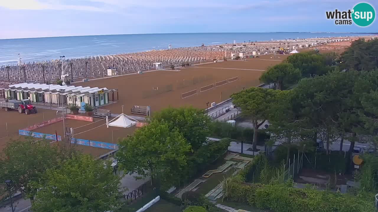 Webcam en direct plage de Bibione – vue depuis Ashanti ApartHotel
