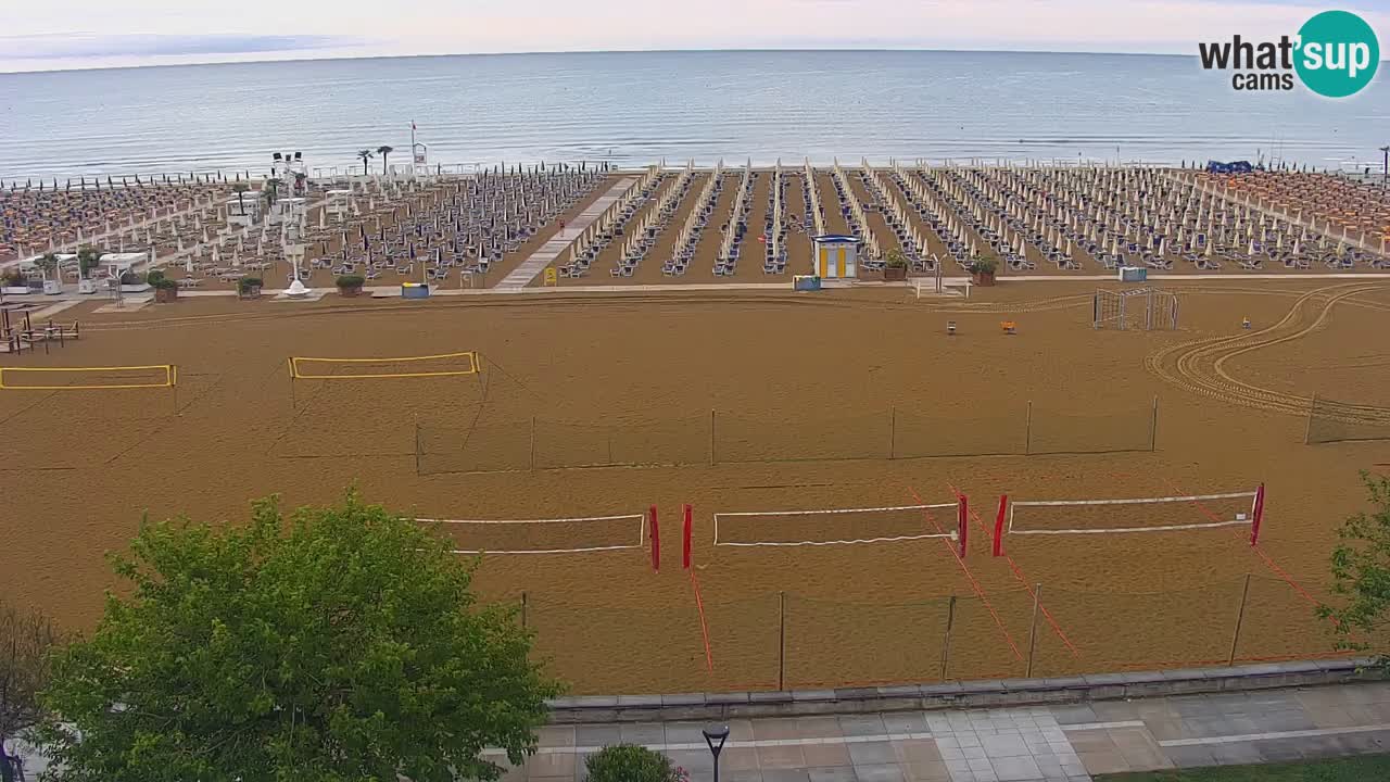 Web kamera Bibione plaža – pogled sa Ashanti ApartHotela