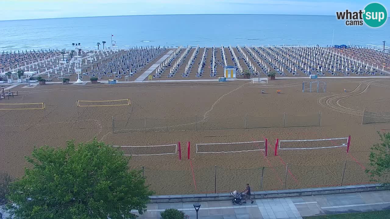 Web kamera Bibione plaža – pogled sa Ashanti ApartHotela