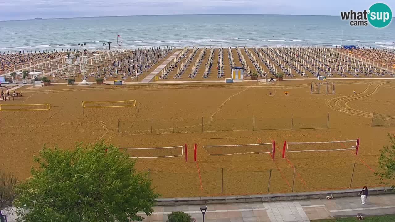 Web kamera Bibione plaža – pogled sa Ashanti ApartHotela