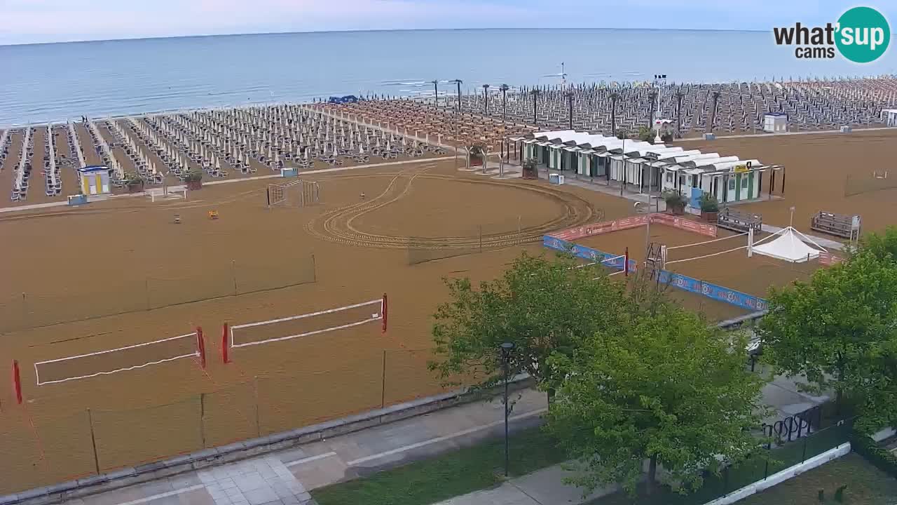 Webcam en vivo playa Bibione – vista desde Ashanti ApartHotel