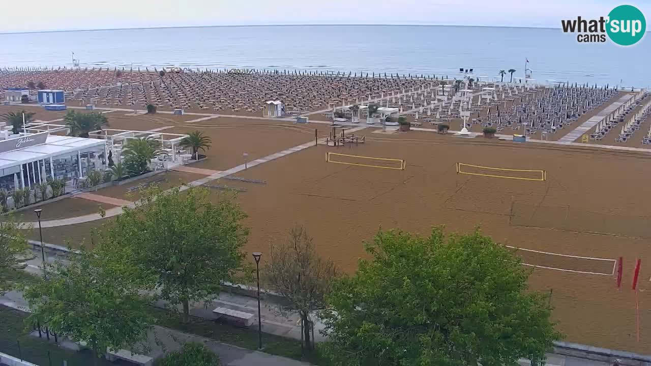 Webcam en vivo playa Bibione – vista desde Ashanti ApartHotel
