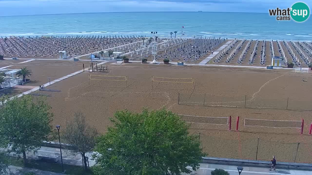 Web kamera Bibione plaža – pogled sa Ashanti ApartHotela