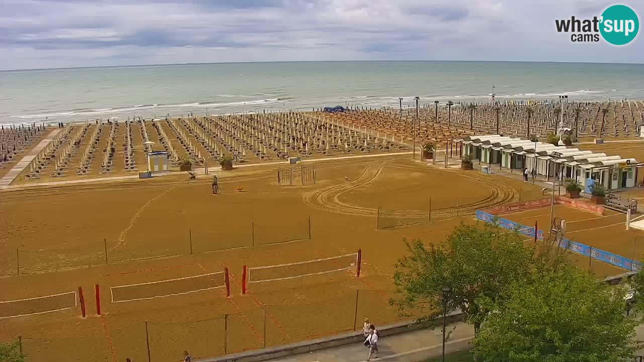 Webcam en vivo playa Bibione – vista desde Ashanti ApartHotel