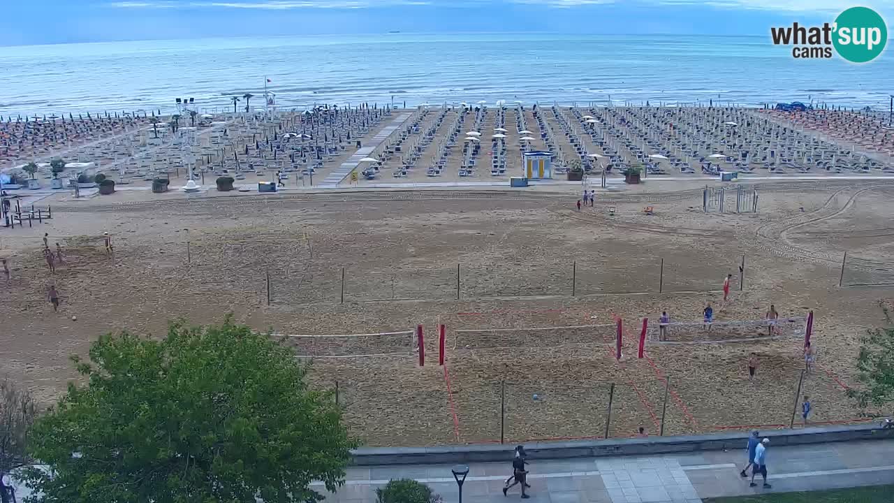 Web kamera Bibione plaža – pogled sa Ashanti ApartHotela