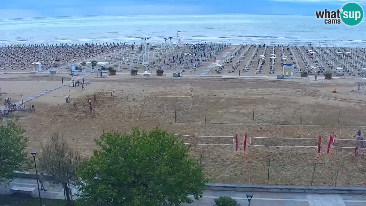 Web kamera Bibione plaža – pogled sa Ashanti ApartHotela