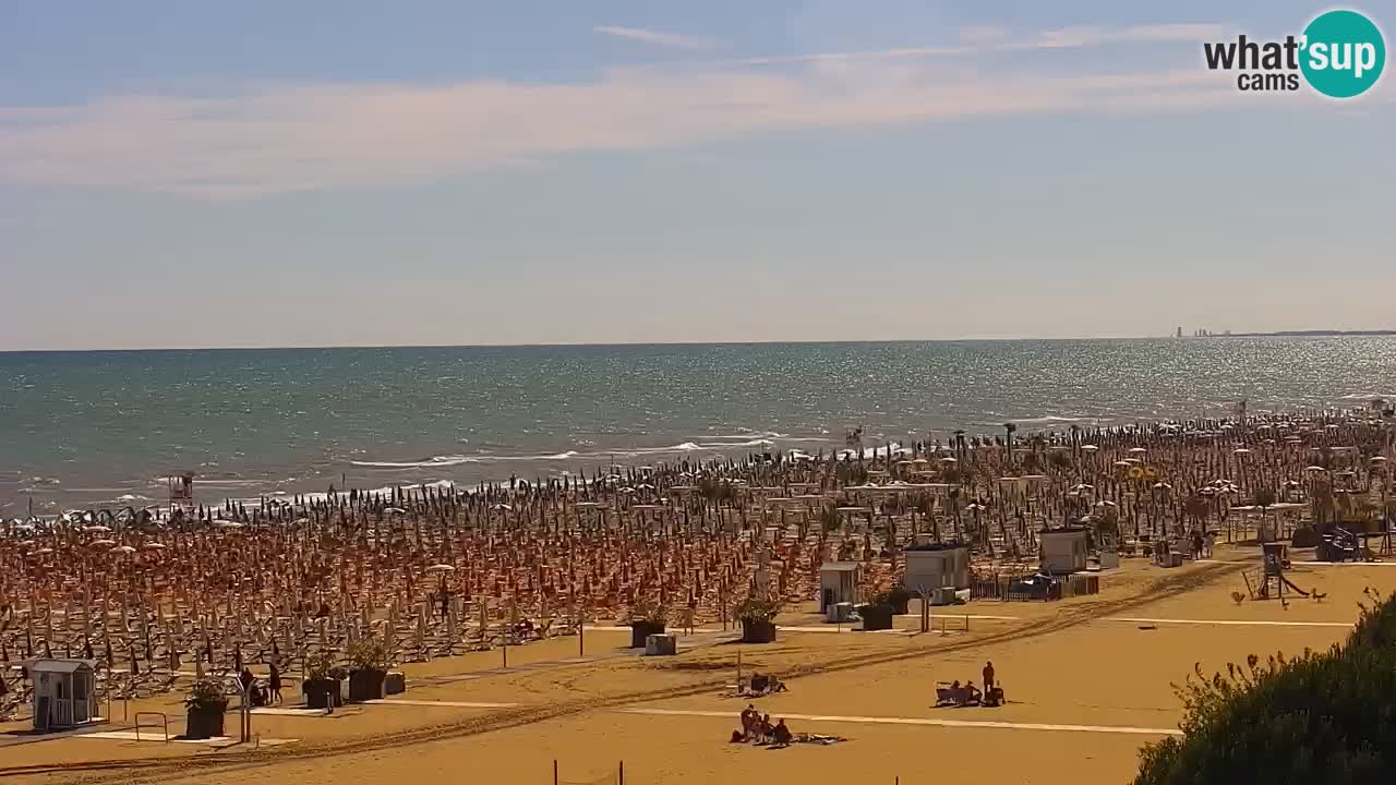 Web kamera Bibione plaža – pogled sa Ashanti ApartHotela
