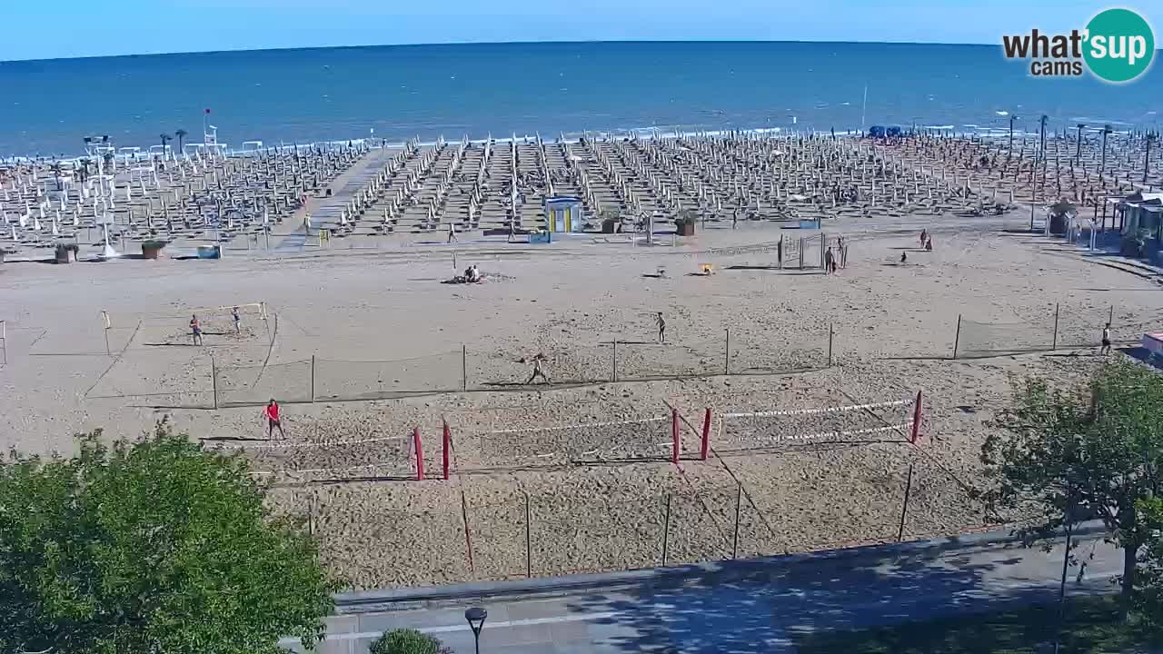 Web kamera Bibione plaža – pogled sa Ashanti ApartHotela