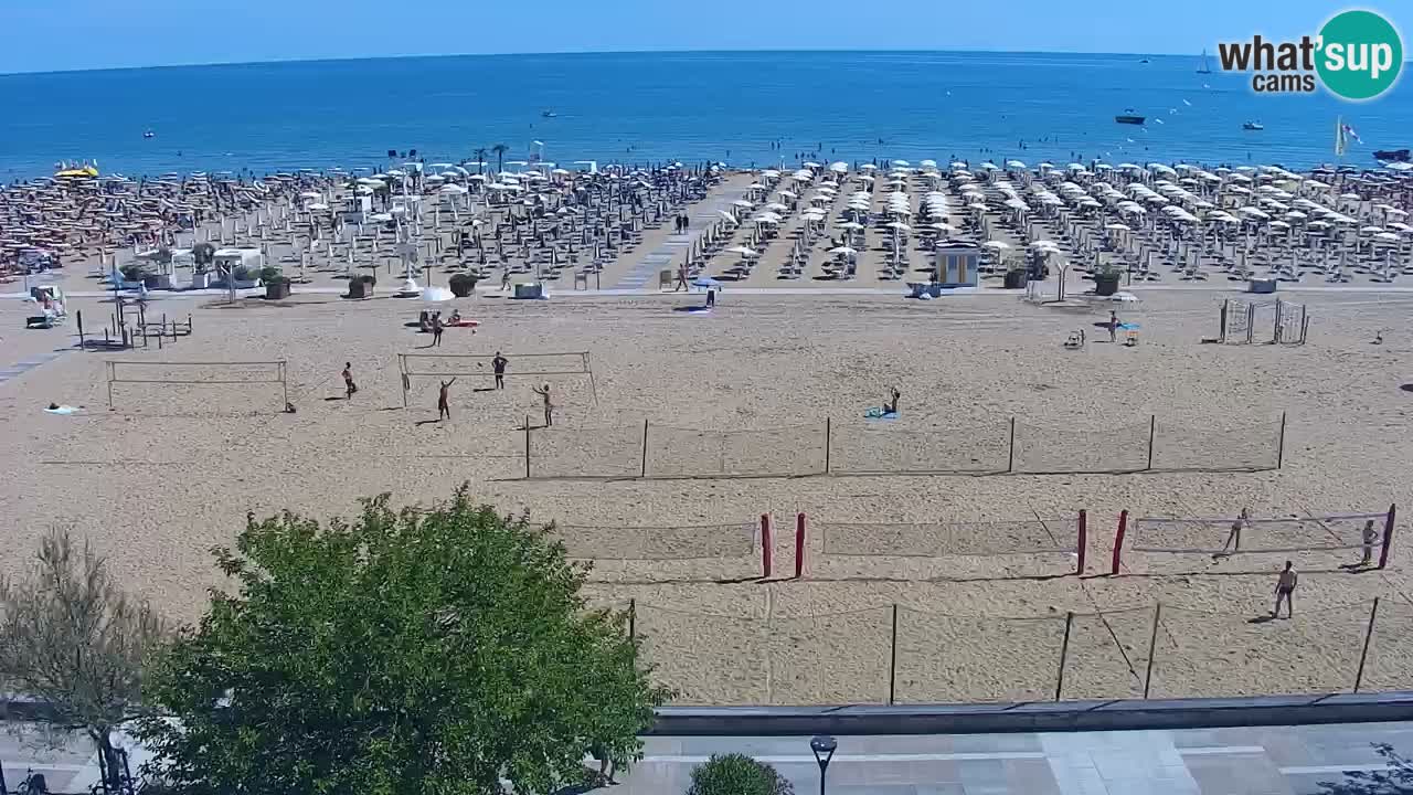 Web kamera Bibione plaža – pogled sa Ashanti ApartHotela