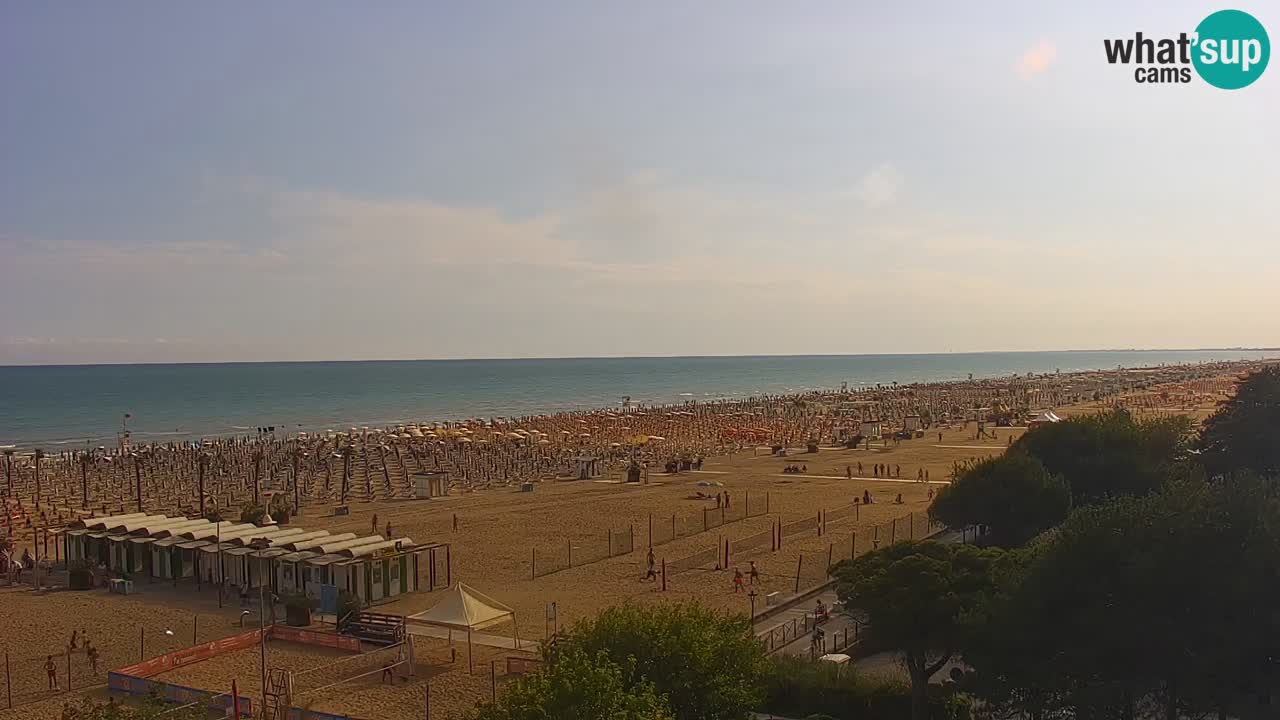 Web kamera Bibione plaža – pogled sa Ashanti ApartHotela