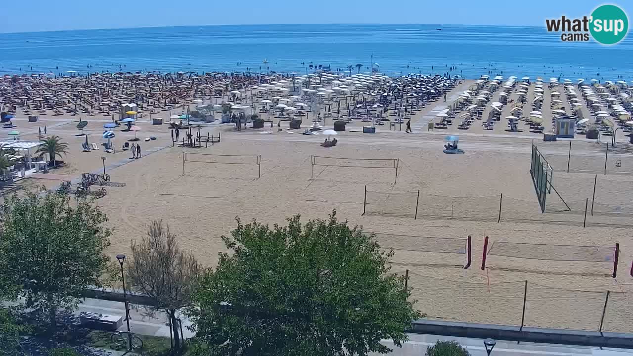 Webcam en vivo playa Bibione – vista desde Ashanti ApartHotel