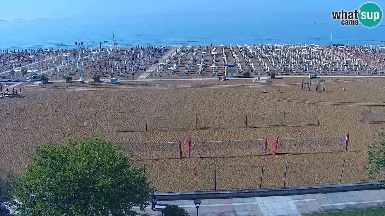 Web kamera Bibione plaža – pogled sa Ashanti ApartHotela