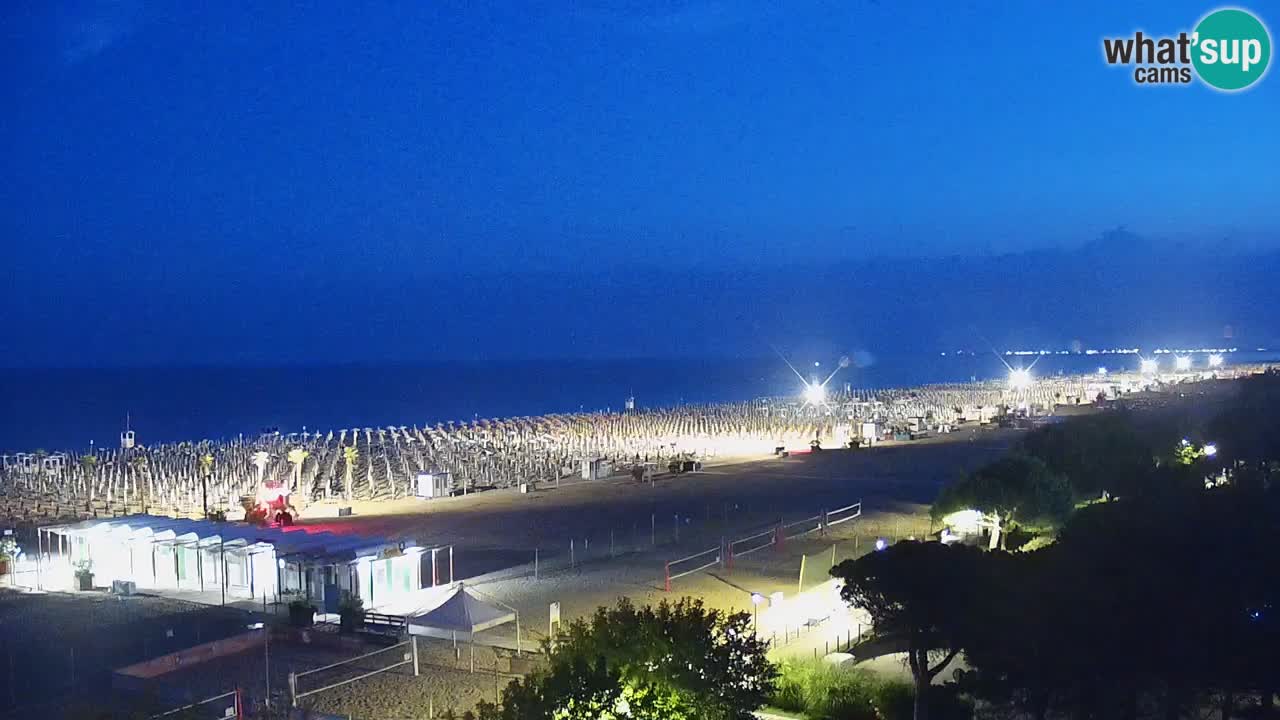 Webcam en vivo playa Bibione – vista desde Ashanti ApartHotel