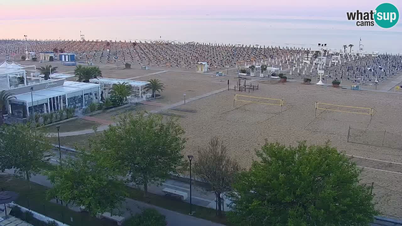 Web kamera Bibione plaža – pogled sa Ashanti ApartHotela