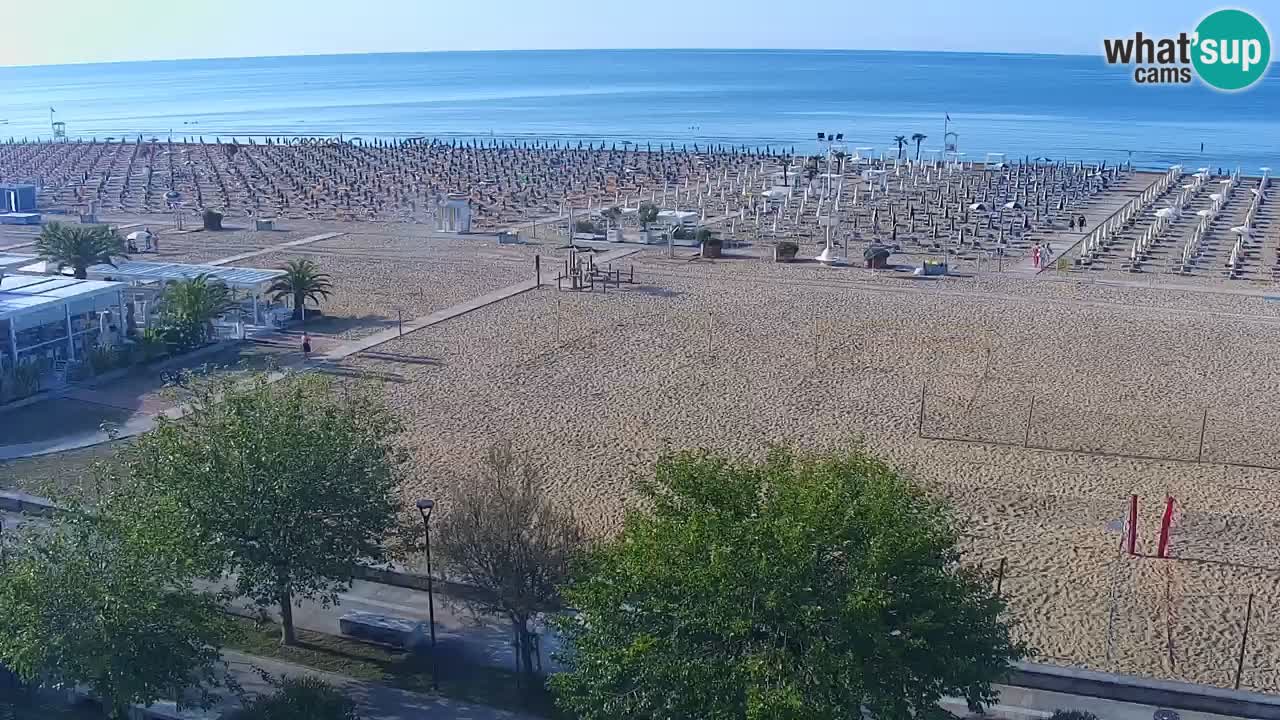 Web kamera Bibione plaža – pogled sa Ashanti ApartHotela