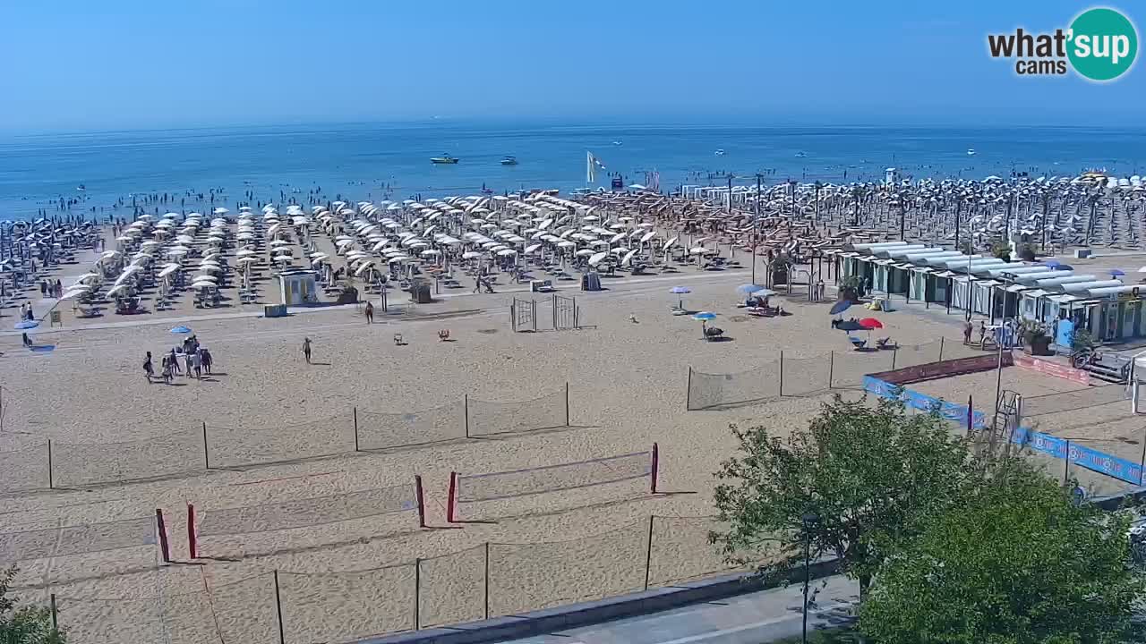 Web kamera Bibione plaža – pogled sa Ashanti ApartHotela