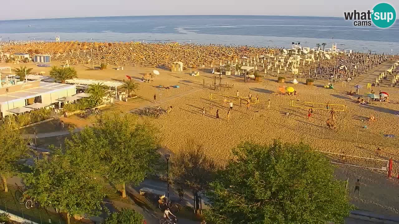 Webcam en vivo playa Bibione – vista desde Ashanti ApartHotel