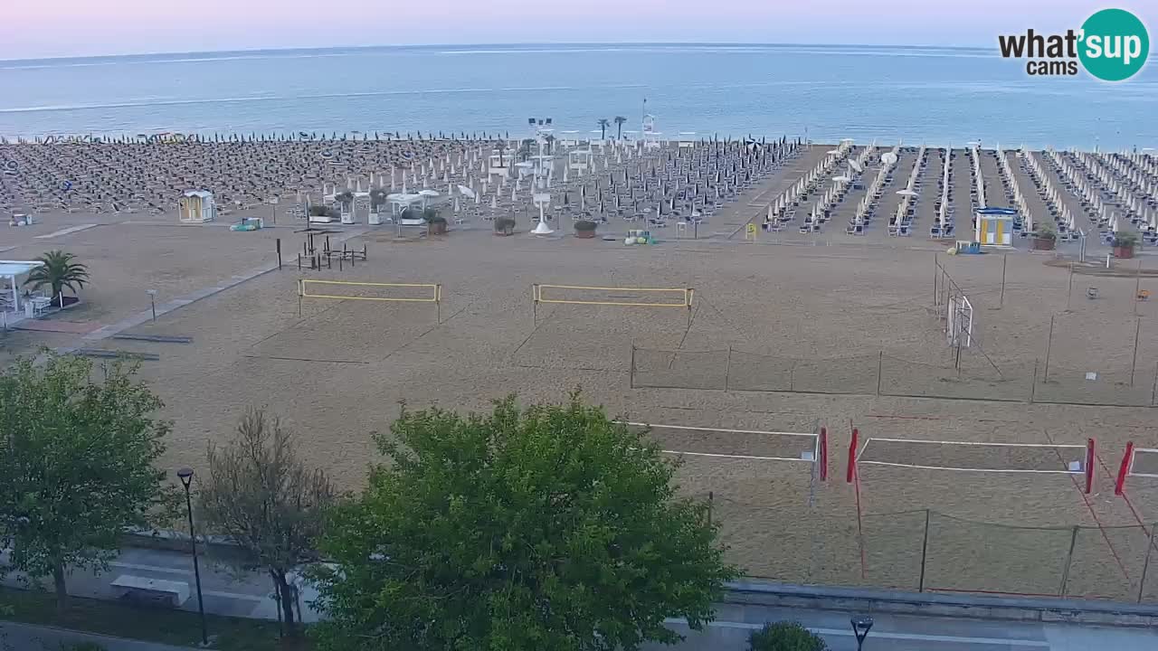 Webcam en vivo playa Bibione – vista desde Ashanti ApartHotel