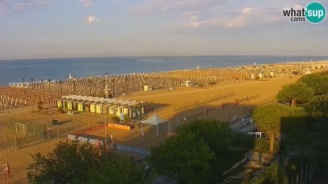 Web kamera Bibione plaža – pogled sa Ashanti ApartHotela