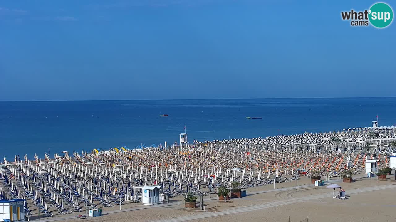 Web kamera Bibione plaža – pogled sa Ashanti ApartHotela