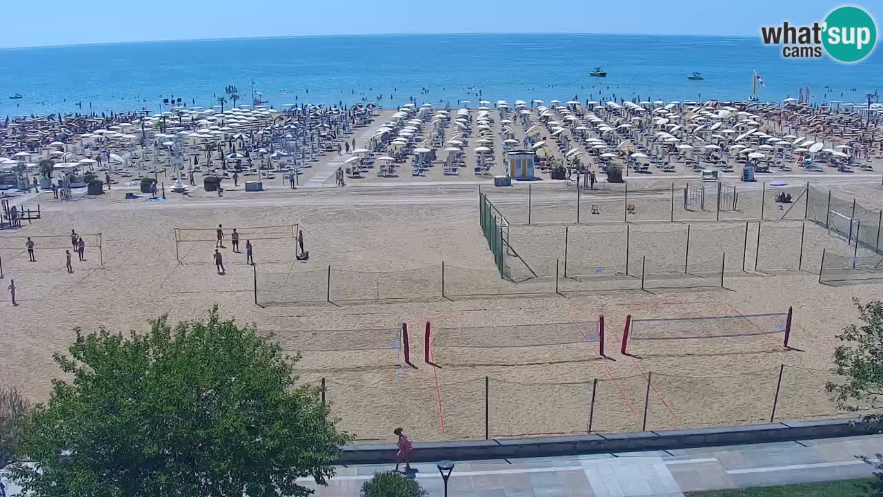 Web kamera Bibione plaža – pogled sa Ashanti ApartHotela