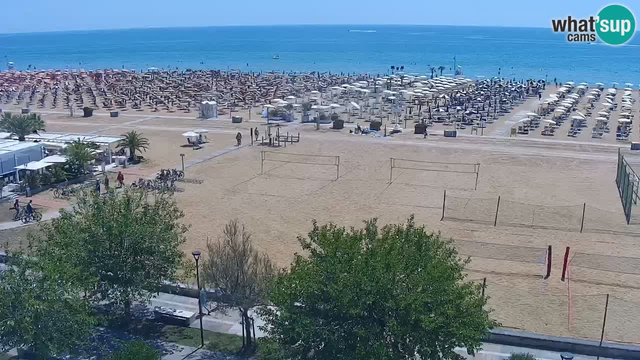 Web kamera Bibione plaža – pogled sa Ashanti ApartHotela