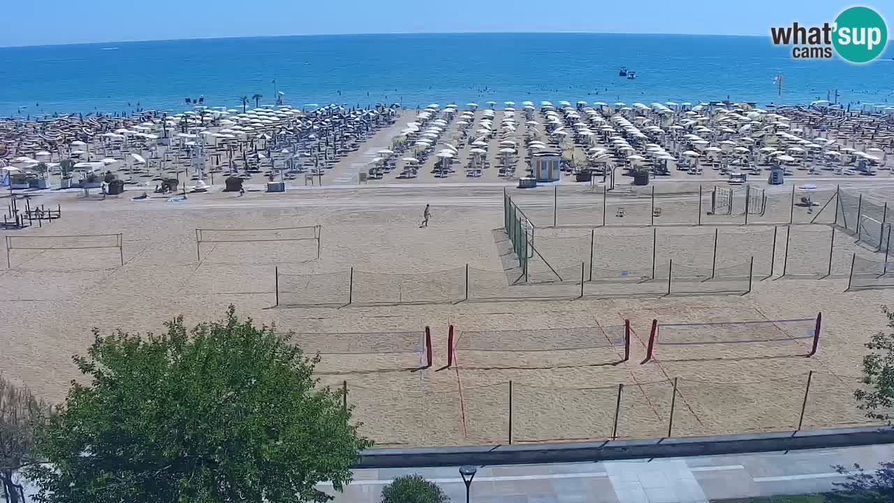 Webcam en vivo playa Bibione – vista desde Ashanti ApartHotel