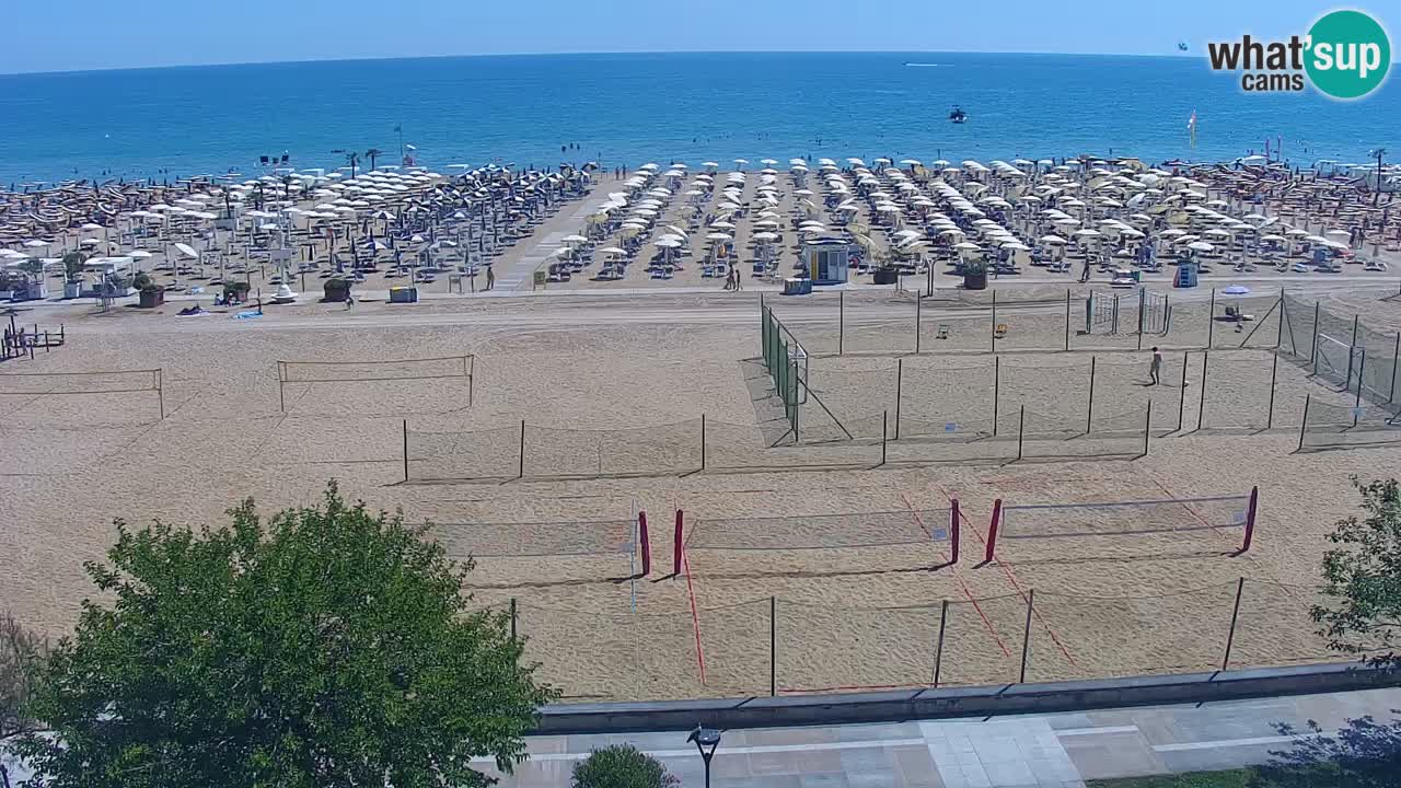 Web kamera Bibione plaža – pogled sa Ashanti ApartHotela